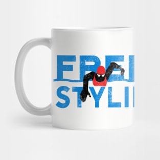 Freestylin Womens Swimming Mug